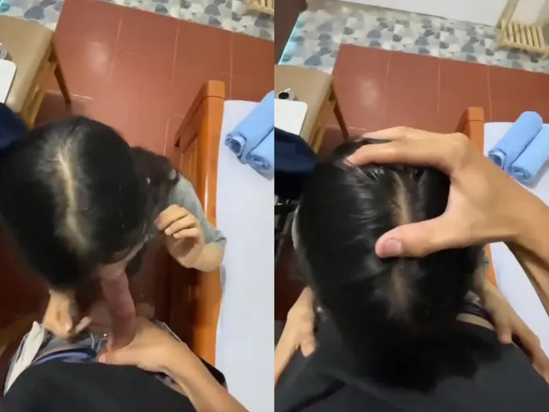 Xin má qua nhà bạn học thêm, nữ học sinh c3 bị anh bồ xả sữa đặc vào mồm